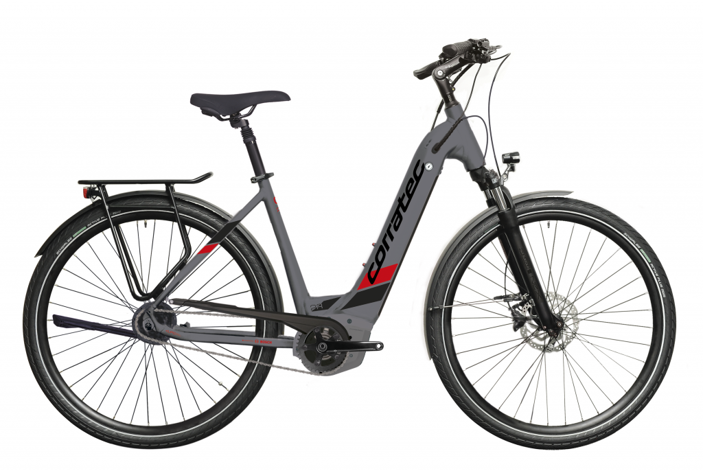 E-Bike Corratec E-Power 28 Urban P5 8S Wave BK25320 Bosch Performance Akku 500 Wh