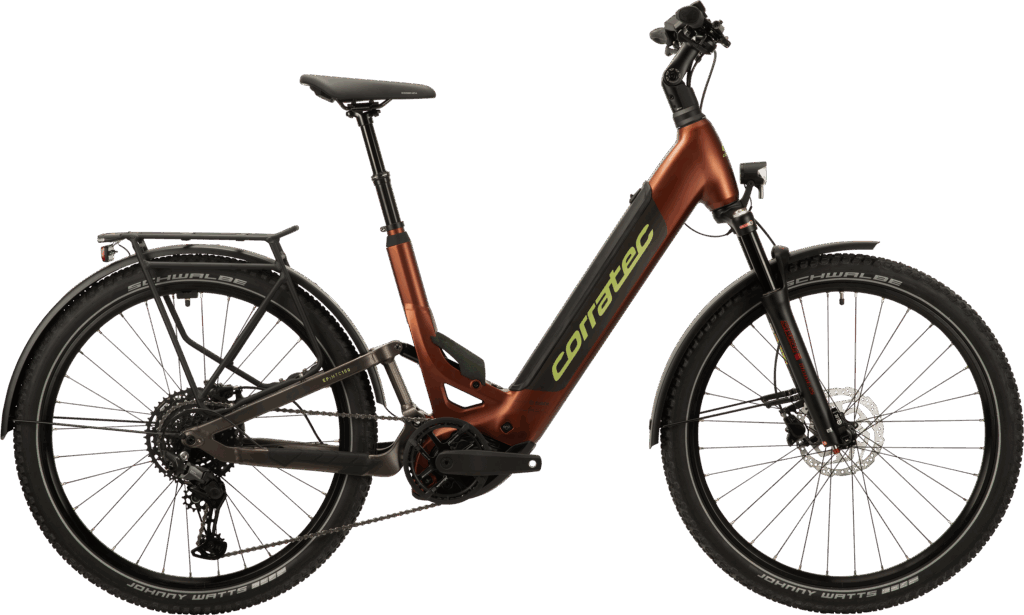 E-Bike Corratec E-Power MTC 100 Wave CX 6, Bosch Performance Line CX Smart System, 600 Wh akku